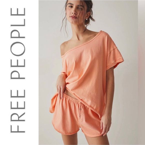 Free People Other - NWOT Free People Just Be Chill Set Size XL “Pomplemousse”